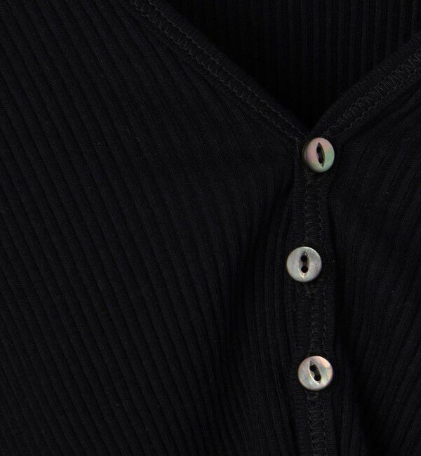 MACPHEE「ニードルプリングコットン ショートカーディガン」|カーディガン|