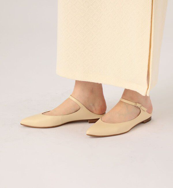 TOMORROWLAND GOODS「TOMORROWLAND ポインテッドフラットミュール」|パンプス|
