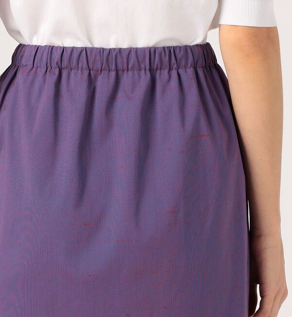 CABaN「シルクネップストレッチ ロングスカート」|スカート|