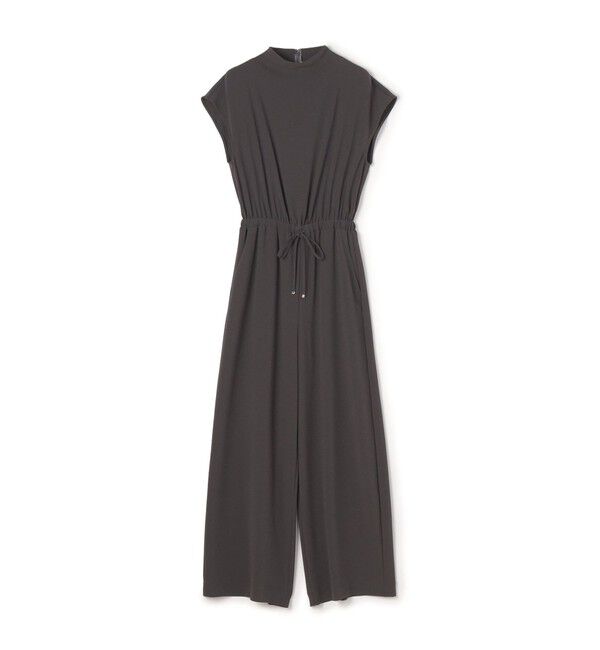 DES PRES「ジャージーライクジョーゼット オールインワン」|オールインワン|17 チャコールグレー