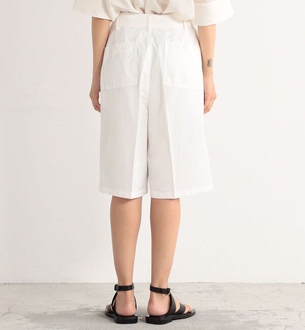 Edition「コットンナイロン ツイルカーゴハーフパンツ」|チノ|