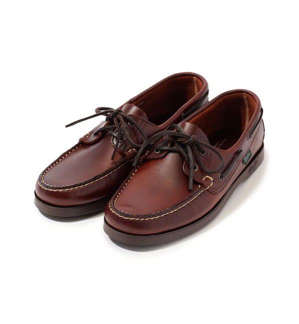 TOMORROWLAND GOODS「Paraboot BARTH レザー デッキシューズ」|デッキシューズ|49 ダークブラウン