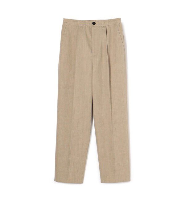 GALERIE VIE「ライトウールギャバジン タックストレートパンツ」|その他|43 ベージュ