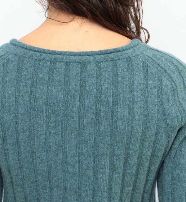 BACCA「ウールカシミヤリブニットプルオーバー」|ニット・セーター|