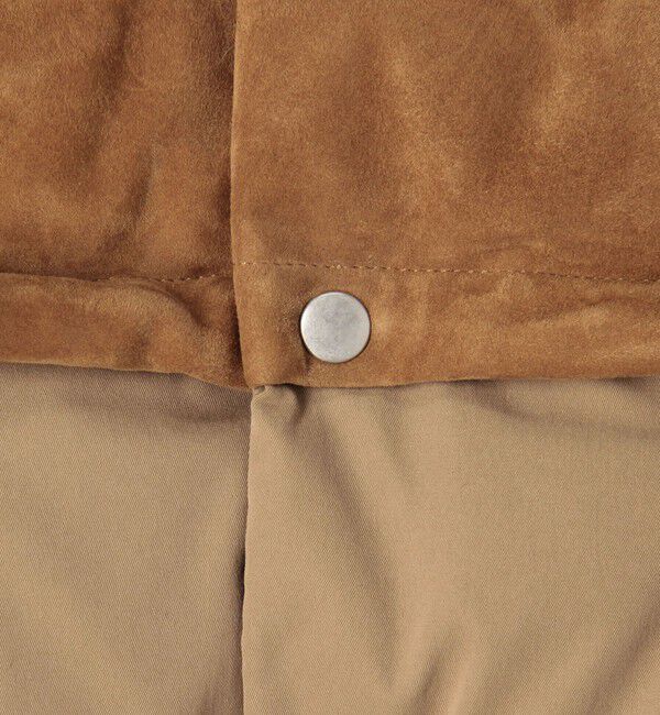 TOMORROWLAND MENS「ゴートスエード&times;ポリエステルナイロンギャバジン スポーツコート」|ダウン|