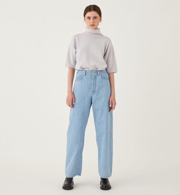 GALERIE VIE「セルヴィッチデニム ストレートパンツ」|デニム|