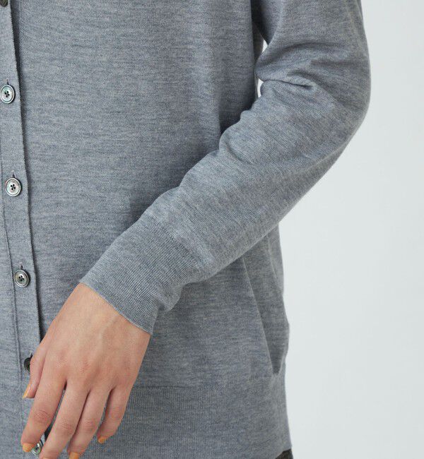 TOMORROWLAND collection「エクストラファインウール Vネックカーディガン」|カーディガン|