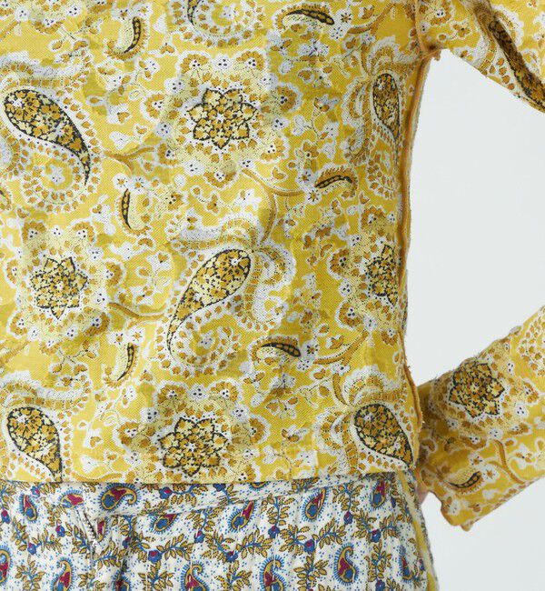 SOULEIADO「ポリエステルコットンプリント　ボトルネックプルオーバー」|Tシャツ・カットソー|