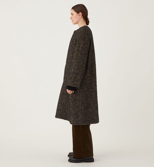 GALERIE VIE「バードドッグ ラグランスリーブコート」|ノーカラーコート|