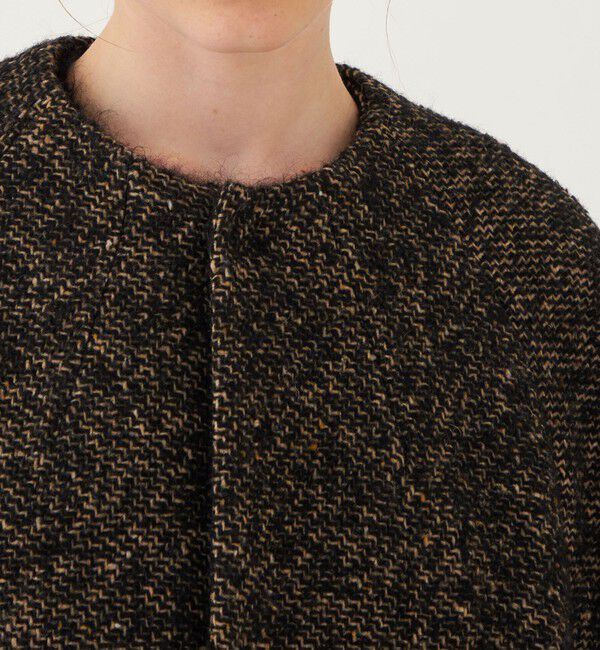 GALERIE VIE「バードドッグ ラグランスリーブコート」|ノーカラーコート|