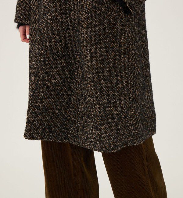 GALERIE VIE「バードドッグ ラグランスリーブコート」|ノーカラーコート|