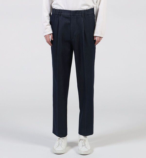 CABaN「CABaN シーアイランドデニム シャーリングパンツ」|チノ|