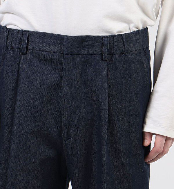 CABaN「CABaN シーアイランドデニム シャーリングパンツ」|チノ|