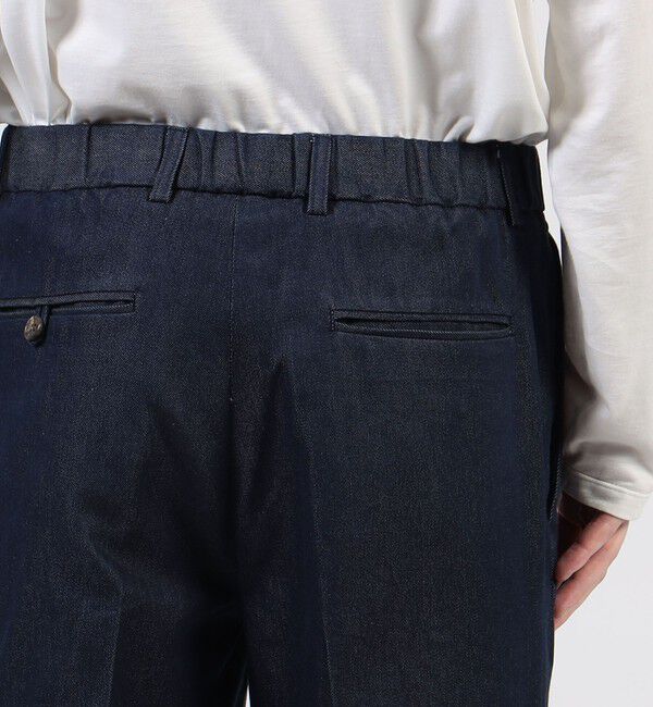 CABaN「CABaN シーアイランドデニム シャーリングパンツ」|チノ|