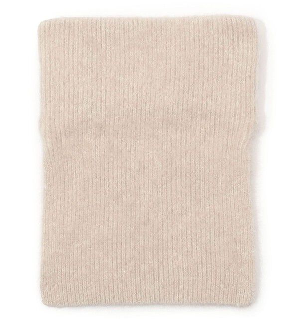 TOMORROWLAND GOODS「TOMORROWLAND ニットスヌード」|スヌード|41 ライトベージュ