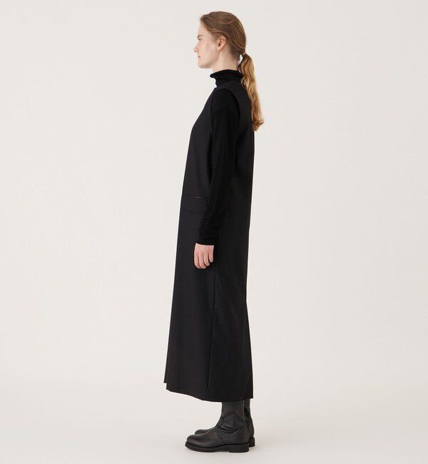 GALERIE VIE「ライトフラノストレッチクルーネックワンピース」|ワンピース|