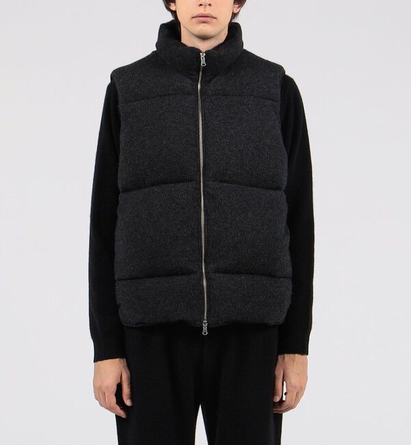 TOMORROWLAND MENS「カシミヤ ニットダウンベスト」|ダウンベスト・ベスト|