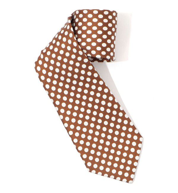 TOMORROWLAND GOODS「ERRICO FORMICOLA シルク ドットタイ」|ネクタイ・蝶ネクタイ|48 ダークブラウン系
