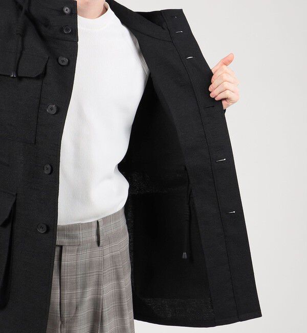 TOMORROWLAND MENS「コットンウール マウンテンパーカー」|ブルゾン・スタジャン|