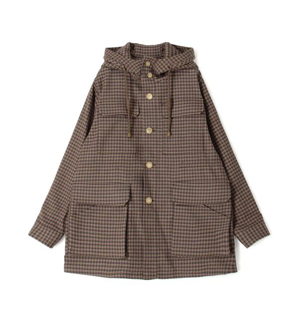 TOMORROWLAND MENS「コットンウール マウンテンパーカー」|ブルゾン・スタジャン|46 ブラウン系