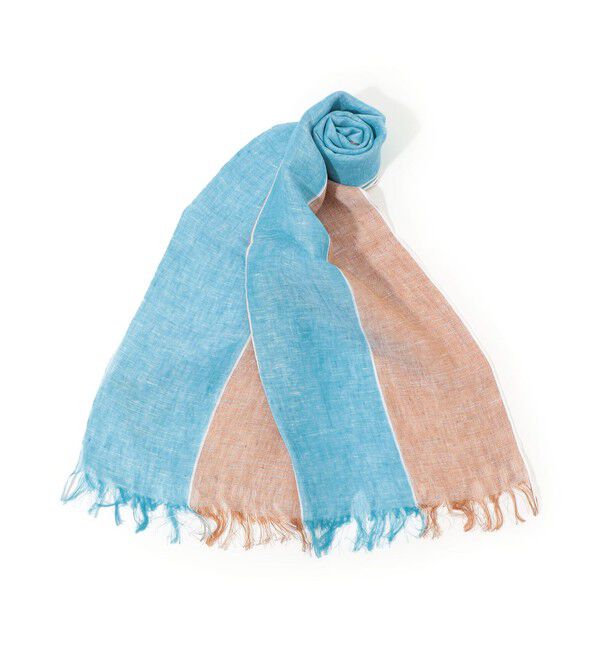 TOMORROWLAND GOODS「ARIANNA ARCHIVIO リネン ストライプストール」|ストール|