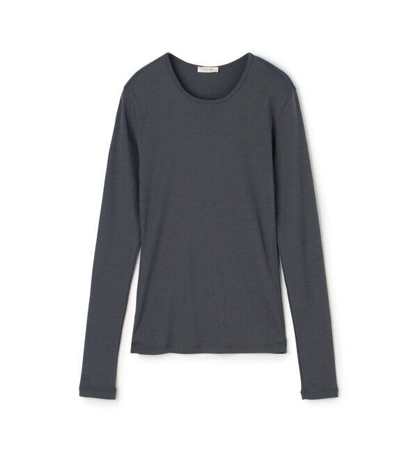 DES PRES「ベーシックサーキュラーリブ クルーネックプルオーバー」|Tシャツ・カットソー|15 グレー
