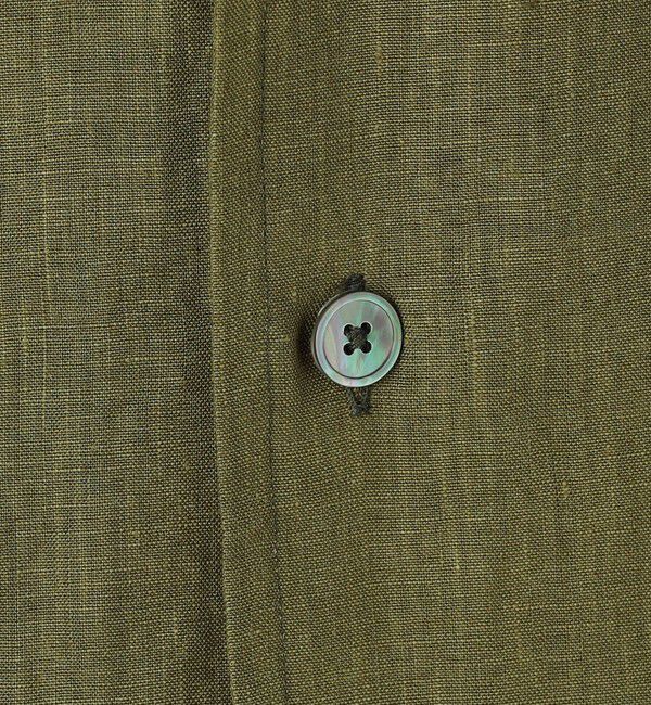 TOMORROWLAND MENS「リネン オープンカラーシャツ」|シャツ・ブラウス|