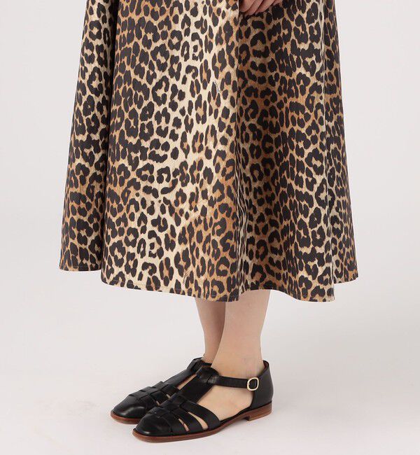 TOMORROWLAND BUYING WEAR「GANNI レオパード オーガニックコットンドレス」|ワンピース|