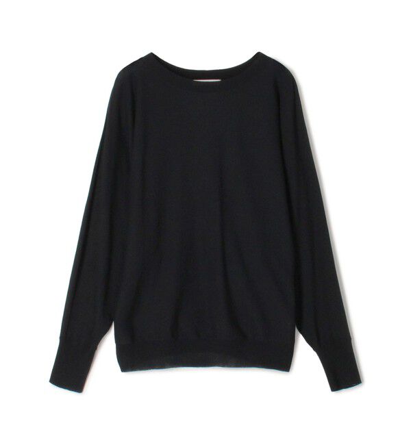 GALERIE VIE「クレープコットン ドルマンスリーブプルオーバー」|ニット・セーター|69 ネイビー