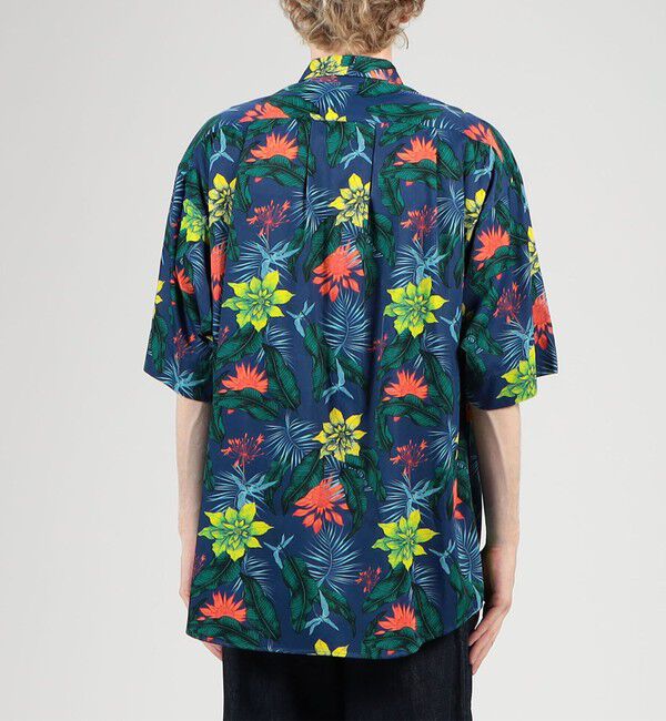 TOMORROWLAND MENS「レーヨンコットン フラワープリント プルオーバーシャツ」|シャツ・ブラウス|