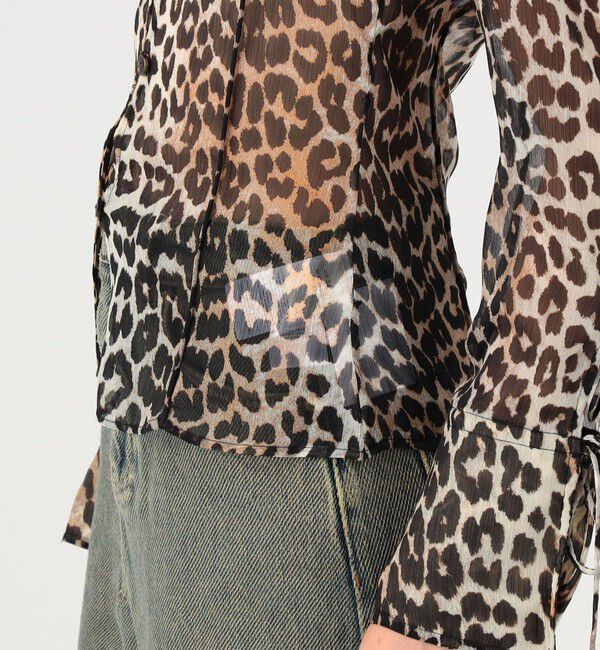 TOMORROWLAND BUYING WEAR「GANNI Chiffon slim shirt ブラウス」|シャツ・ブラウス|
