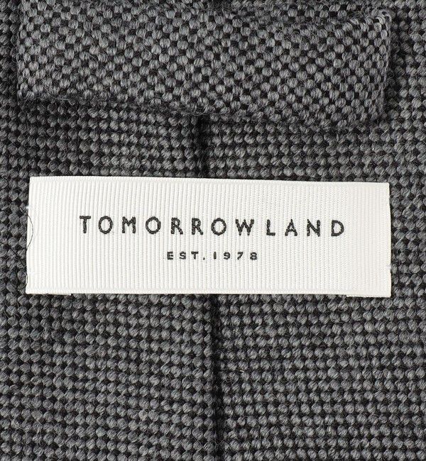 TOMORROWLAND GOODS「TOMORROWLAND ウール ソリッドネクタイ」|ネクタイ・蝶ネクタイ|