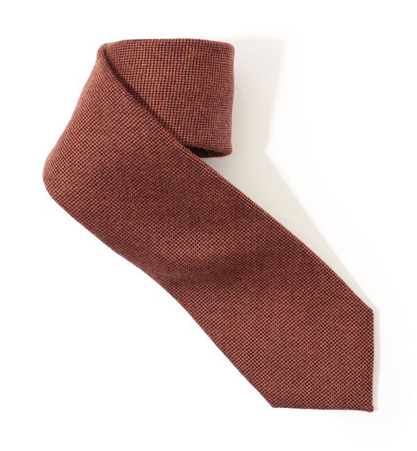 TOMORROWLAND GOODS「TOMORROWLAND ウール ソリッドネクタイ」|ネクタイ・蝶ネクタイ|47 ブラウン
