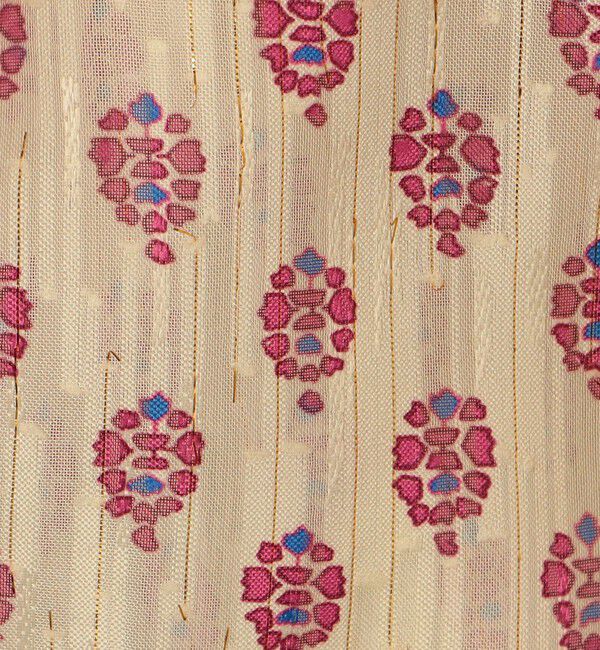 SOULEIADO「カットジャカードプリント フリルキャミソール」|キャミソール|