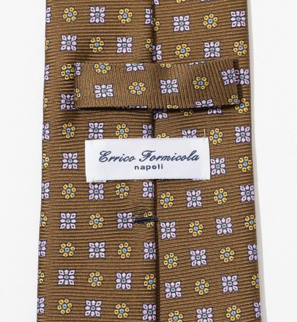 TOMORROWLAND GOODS「ERRICO FORMICOLA シルク プリント小紋柄ネクタイ」|ネクタイ・蝶ネクタイ|
