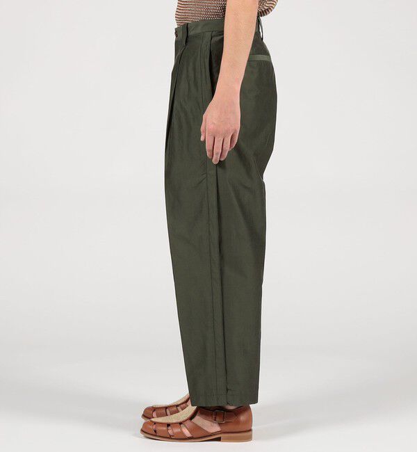 TOMORROWLAND MENS「コードシルクタフタ ペグトップワイドパンツ」|その他|