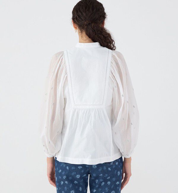 TOMORROWLAND BUYING WEAR「【別注】ne Quittez pas BLACK POPLIN ORGANZEシャツ」|シャツ・ブラウス|