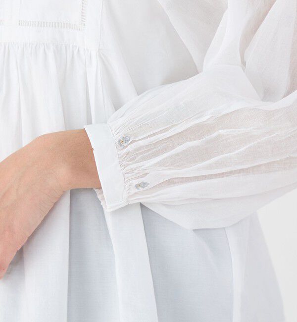 TOMORROWLAND BUYING WEAR「【別注】ne Quittez pas BLACK POPLIN ORGANZEシャツ」|シャツ・ブラウス|