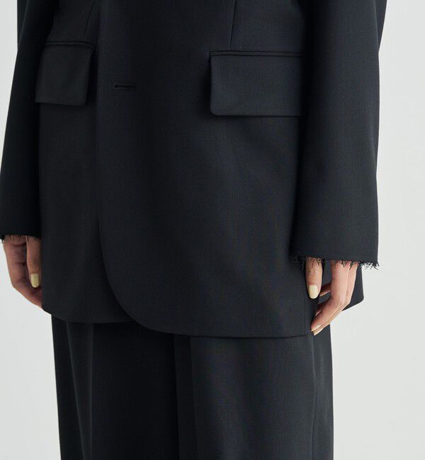 Edition「ウールライク オーバーサイズドジャケット」|テーラードジャケット|