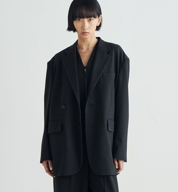 Edition「ウールライク オーバーサイズドジャケット」|テーラードジャケット|