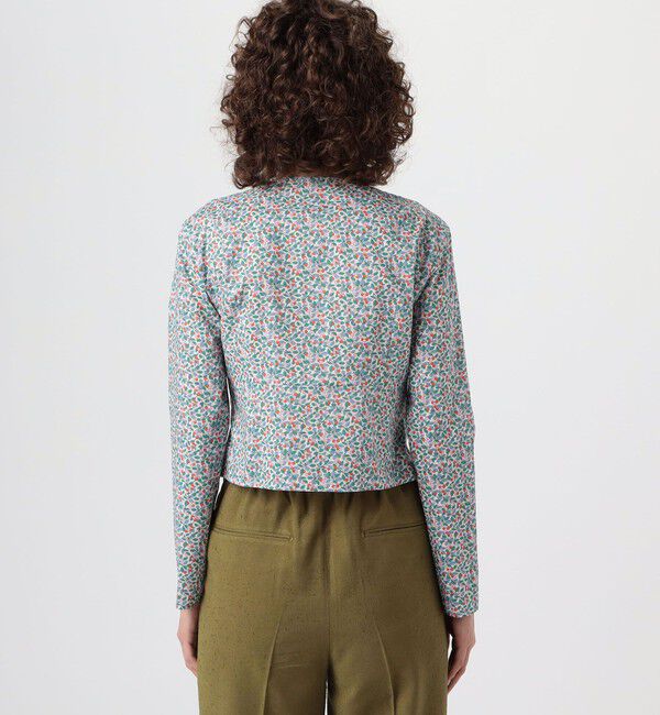 BACCA「リバティプリント ギャザードブラウス」|シャツ・ブラウス|