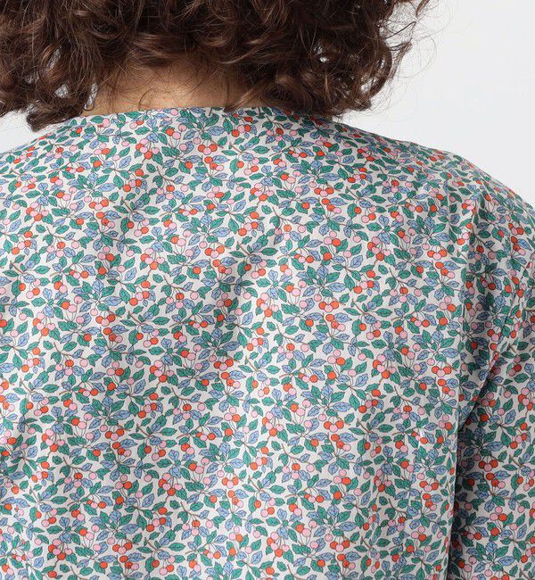 BACCA「リバティプリント ギャザードブラウス」|シャツ・ブラウス|