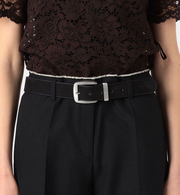 TOMORROWLAND GOODS「AMBOISE NABUK レザーベルト」|ベルト|