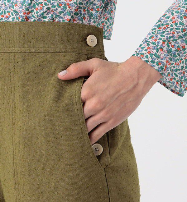 BACCA「コットンレーヨンネップツイード パンツ」|チノ|