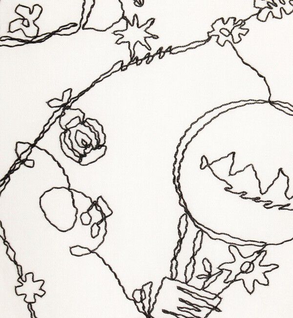 TOMORROWLAND collection「バルーンエンブロイダリー コードパイピングブラウス」|シャツ・ブラウス|