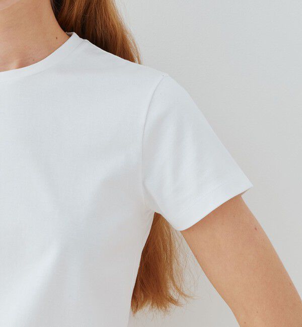 GALERIE VIE「ファインコットン クルーネックTシャツ」|Tシャツ・カットソー|