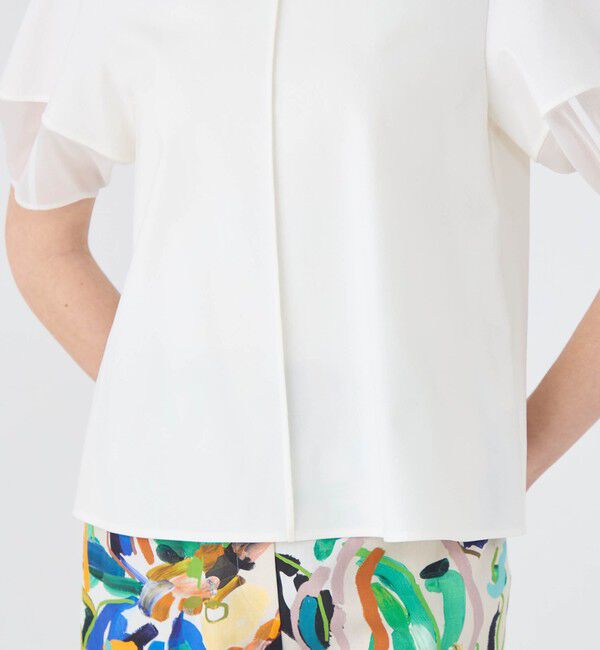 Ballsey「ジャージーコンビ ランタンスリーブプルオーバー」|Tシャツ・カットソー|