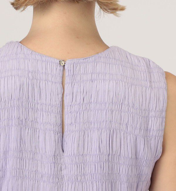 TOMORROWLAND BUYING WEAR「ne Quittez pas COTTON VOILE SHIRRING ドレス」|ワンピース|