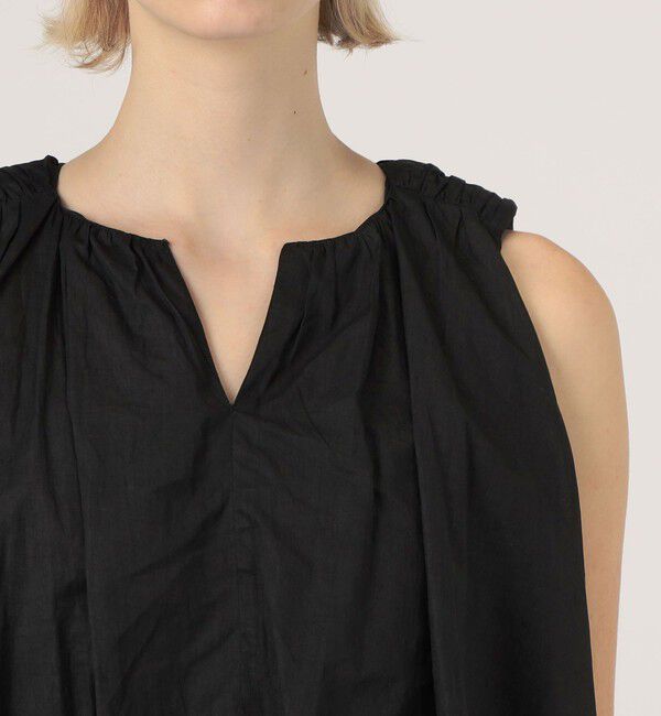 TOMORROWLAND BUYING WEAR「ne Quittez pas COTTON ORGANZA ノースリーブブラウス」|シャツ・ブラウス|