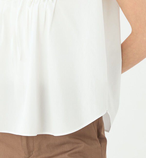 TOMORROWLAND collection「コットンコンビネーション ノースリーブブラウス」|シャツ・ブラウス|